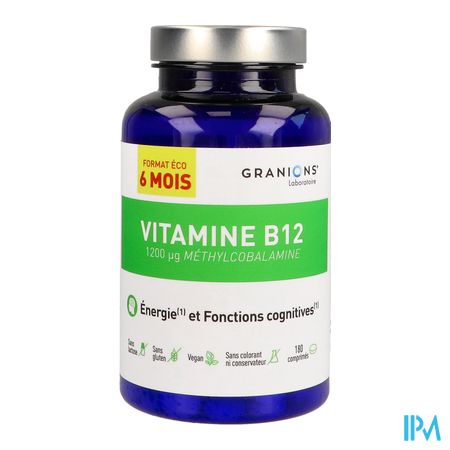 vignette GRANIONS VITAMINE B12 CPR 180