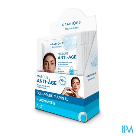 produit GRANIONS MASQUE SECONDE PEAU ANTI-AGE