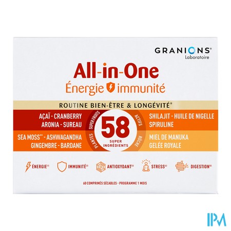 vignette GRANIONS ALL-IN-ONE ENERGIE IMMUN CPR60