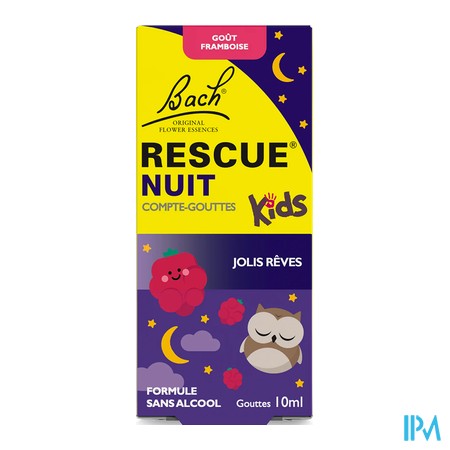 produit RESCUE NUIT KIDS FRAMBOIS GTT 10ML