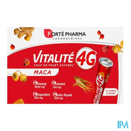 produit VITALITE 4G MACA 10 LP DOSES