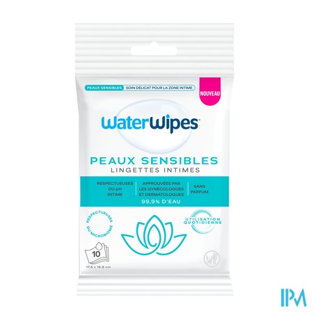 vignette WATERWIPES LINGETTES INTIMES SENSITIVE 10
