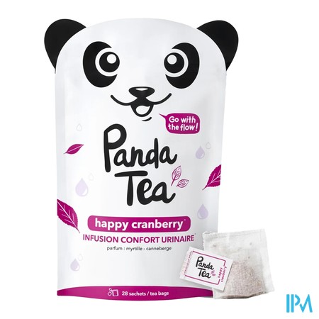 vignette PANDA TEA HAPPYCRANBERRY SACH 28