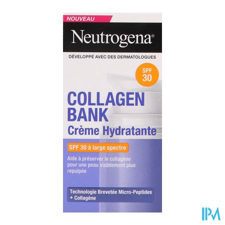 produit NEUTROGENA COLLAG BANK CR HYDR SPF30 50ML