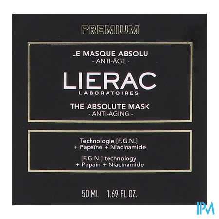 produit LIERAC MASQUE ABSOLU POT 50ML