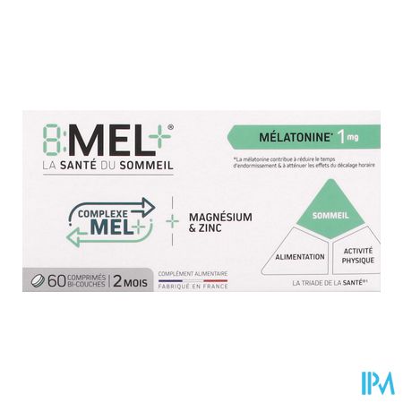 vignette NOVALAC 8 MEL+ 1MG CPR60