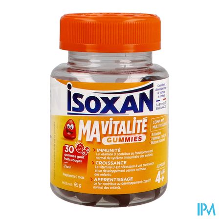 vignette ISOXAN MA VITALITE 4+ 30 GUMMIES