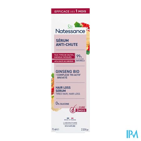 produit NATESSANCE SERUM CAPILLAIRE A-CHUTE 75ML