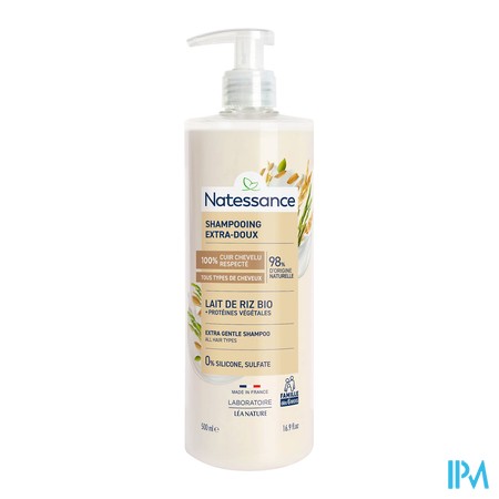 produit NATESSANCE SHP EXTRA-DOUX LAIT RIZ 500ML