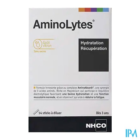 produit AMINOLYTES CITRON 14STICKS