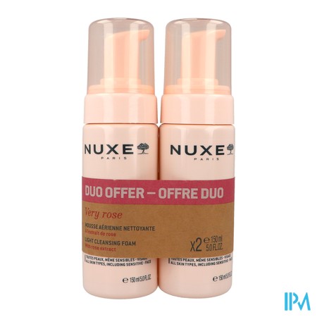 vignette NUXE VERY ROSE MOUSSE NETT 150MLX2