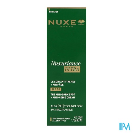 produit NUXURIANCE ULTR CR A-TACHE/AGE SPF30 50ML