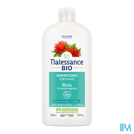 vignette NATESSANCE SHP RICIN &amp; KERATINE 500ML