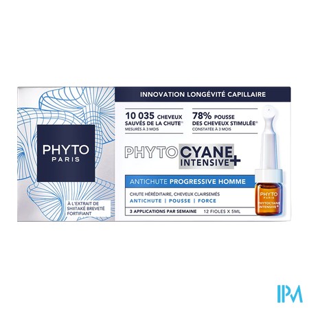 vignette PHYTO TRAIT A-CHUTE PROGR HOMME 1M 12X5ML