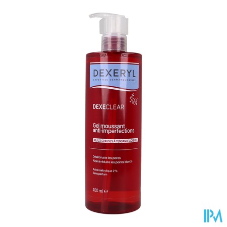 vignette DEXECLEAR GEL MOUSS A/IMPERF 400ML
