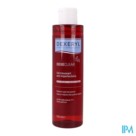 vignette DEXECLEAR GEL MOUSS A/IMPERF 200ML