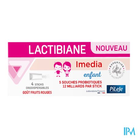 produit PILEJE LACTIBIANE IMEDIA ENF STICK 4