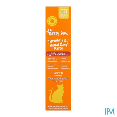 vignette ZESTY PAWS CAT URINARY CARE PASTE 75G