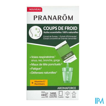 produit PRANAROM AROMAFORCE COUP FROID SACH 9X2G