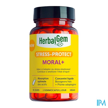 vignette HERBALGEM STRESS PRO MORAL+ GELU30
