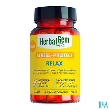 vignette HERBALGEM GEMMOCAPS STRESS PROT RELAX 30