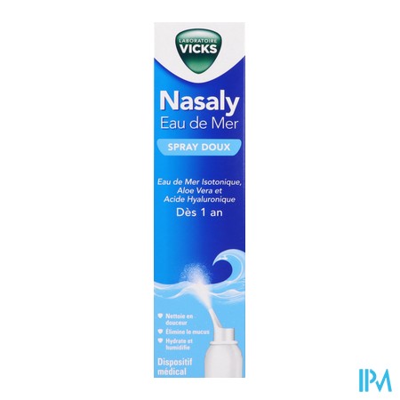 produit NASALY EAU DE MER SPRAY DOUX 120ML