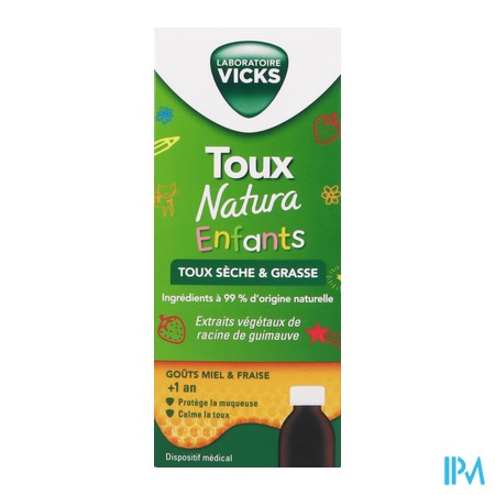vignette NATURA TOUX ENFANTS SIROP 140ML