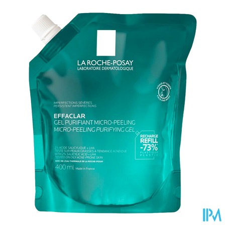 vignette ROCHE P EFFACLAR GEL MICROPEEL RECH 400ML