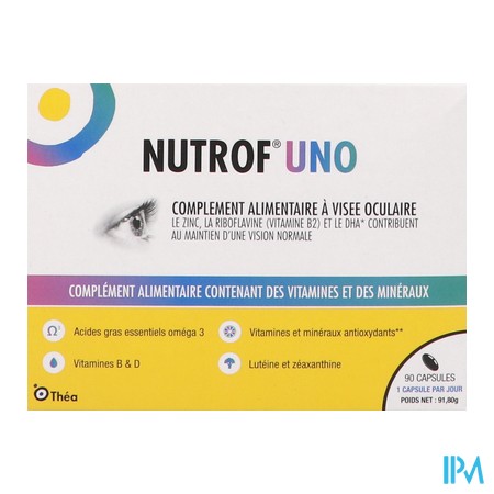 produit NUTROF UNO CAPS BT90
