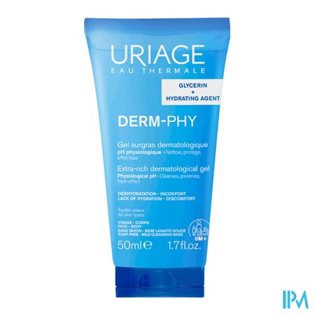 produit URIAGE DERM-PHY GEL SURG DERMATO T 50ML