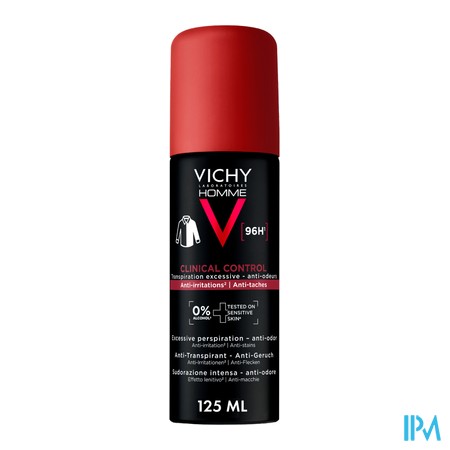 vignette VICHY MEN DETRANSPIRANT 96H 125ML