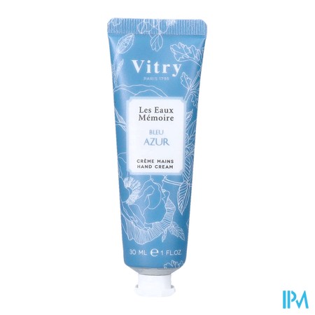 vignette VITRY CR MAINS EAUX MEM BLEU AZUR 30ML