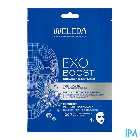 produit WELEDA EXO BOOST COLLAGEN MASQ TISSU 20ML