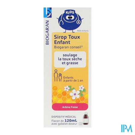produit BIOGARAN C S SIR TX ENF 120ML1