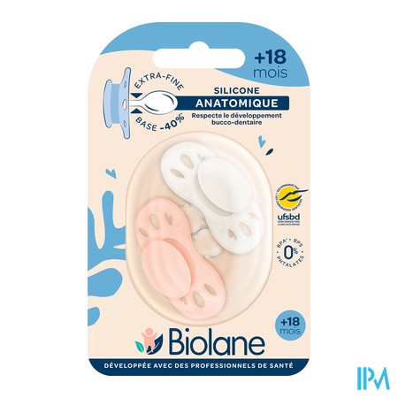 produit BIOLANE SUCET ANAT ESSENT 18M+ ROSE/BEIGE