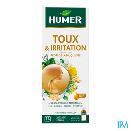 produit HUMER SIROP TOUX ET IRRITATION