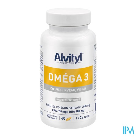 vignette ALVITYL OMEGA 3 CAPS 60