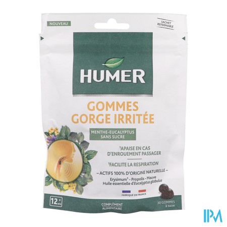 produit HUMER GOMM GORGE IRRITEE MENT EUCALYPTUS