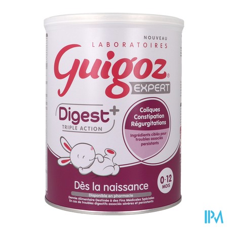 vignette GUIGOZ EXPERT DIGEST+ 0-12M 780G