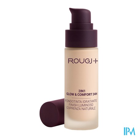 produit ROUGJ FDT 2IN1 GLOW&COMF 24H N02 LIG BEIG