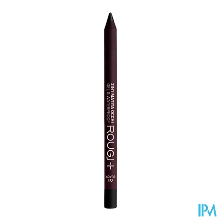 produit ROUGJ 2EN1 CRAY YEUX WATERPROOF 01 NOIR