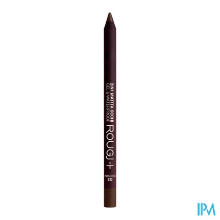 produit ROUGJ 2EN1 CRAY YEUX WATERPROOF 02 MARRON