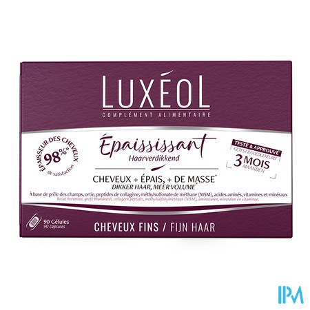 produit LUXEOL COMPL ALIMENT EPAISSISSANT BT90