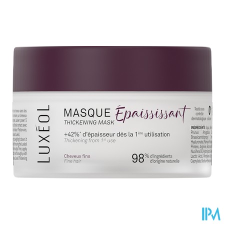 vignette LUXEOL MASQUE EPAISSISSANT 200ML