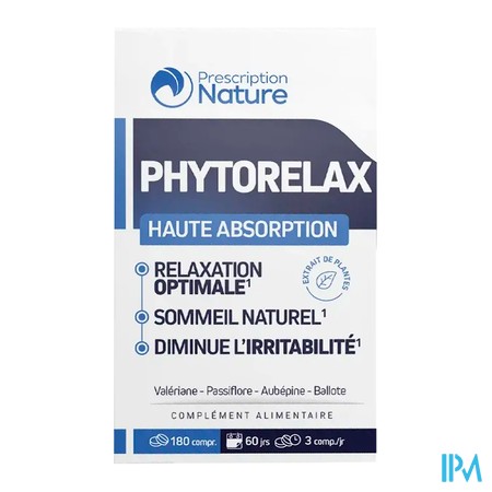 produit PHARMA NAT PHYTORELAX CPR180