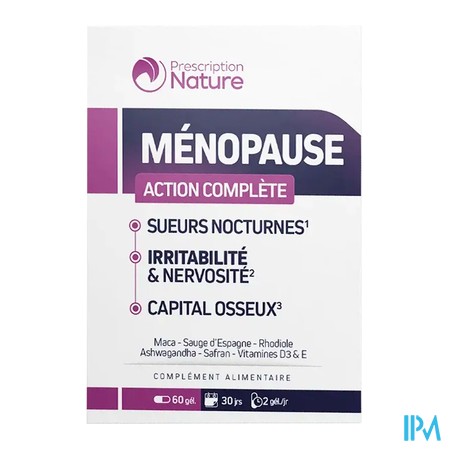 vignette PHARMA NAT MENOPAUSE GELU60