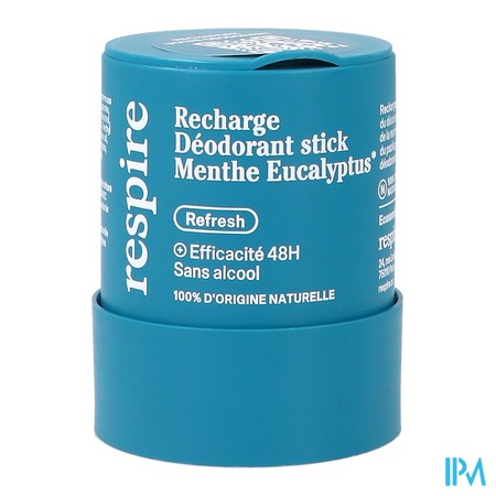 produit RESPIRE RECH DEO MENTHE EUCALYPTUS 50G