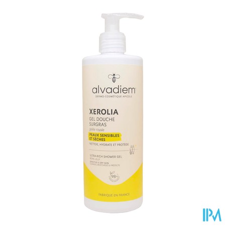 produit ALVADIEM XEROLIA GEL DOUCHE SURGRAS 200ML