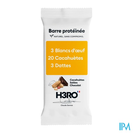 produit H3RO BARRE PROTEINEE CACAHUETES SAL CHOCO