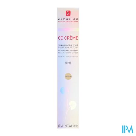 produit ERBORIAN CC CREME PORCELAIN 40ML